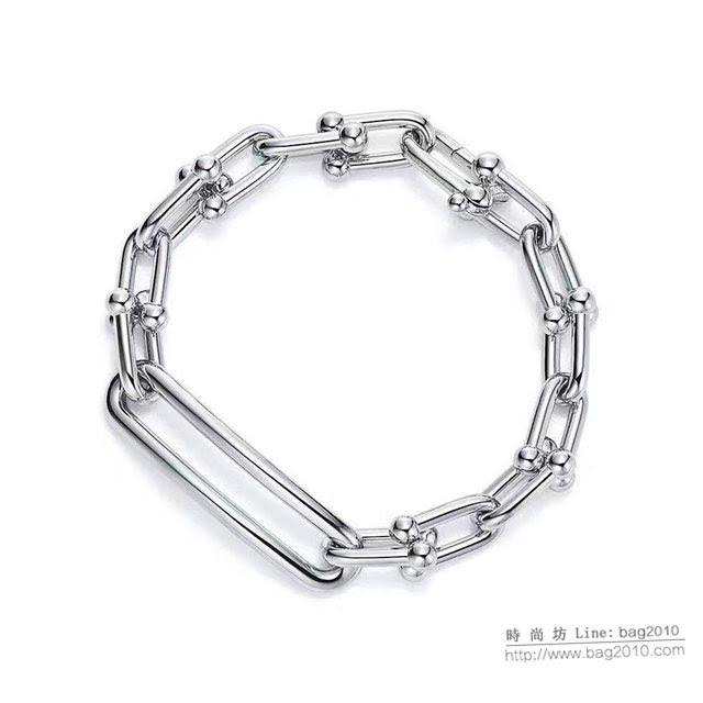 Tiffany飾品 蒂芙尼女士專櫃爆款關節U型鏈環手鏈  zgt1806